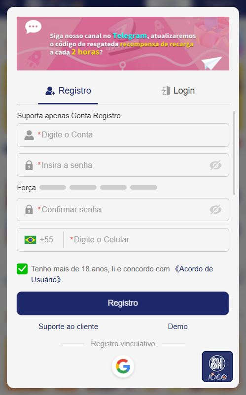 Faça parte do smjogo.com: Sua Jornada para Vitórias Começa